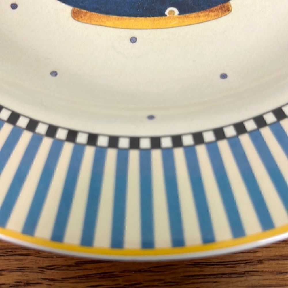 3 Sakura Salad/Bread Plates Teapots Pattern 8” Debbie Mumm 1998 - Picture 4 of 7